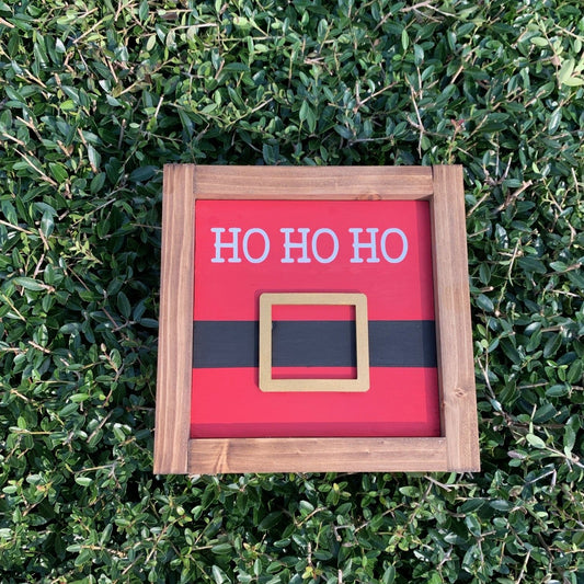 Christmas "HO HO HO" Santa Buckle