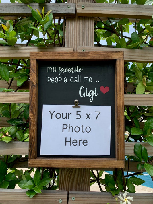 My Favorite People Call Me ___ Photo Frame